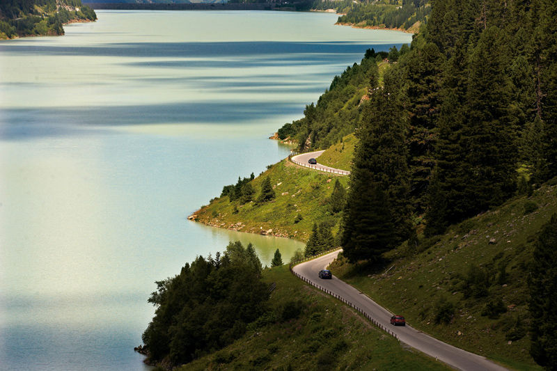 Carretera de glaciar Kaunertal