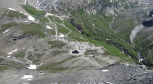 Imagen aerea del Col de L'Iseran