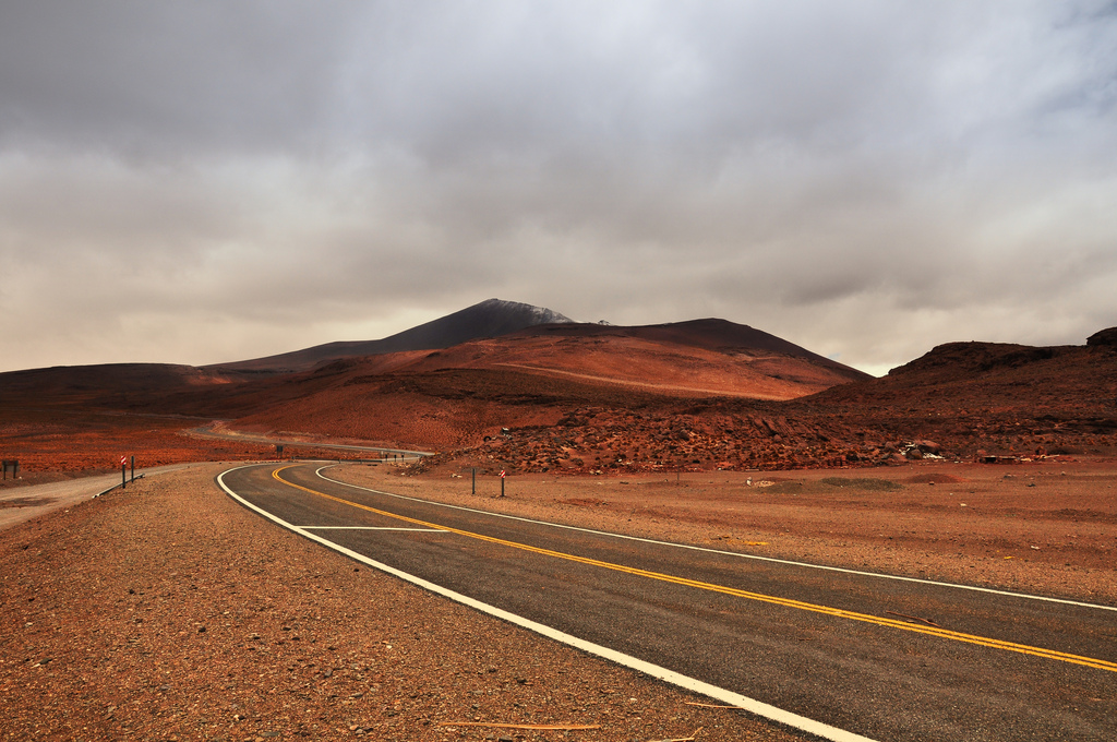 Espectacular paisaje desértico en el Paso de Jama