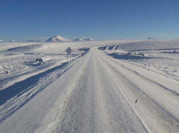 Paso de Jama con nieve