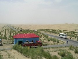 Casa del desierto del Tarim