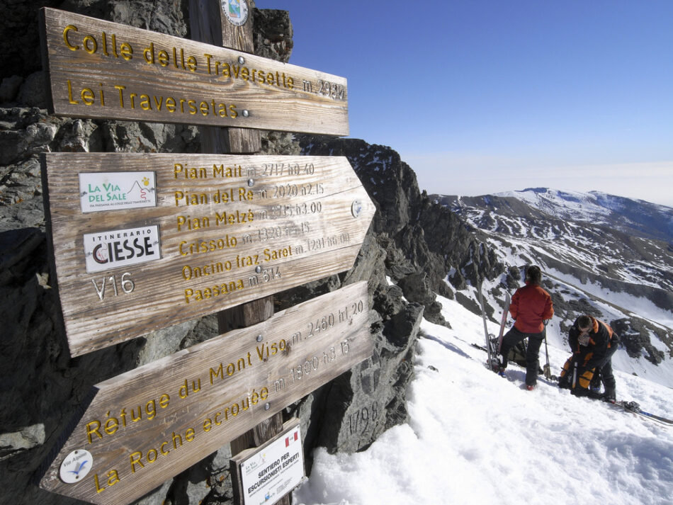 Cima nevada del Col de Traversette