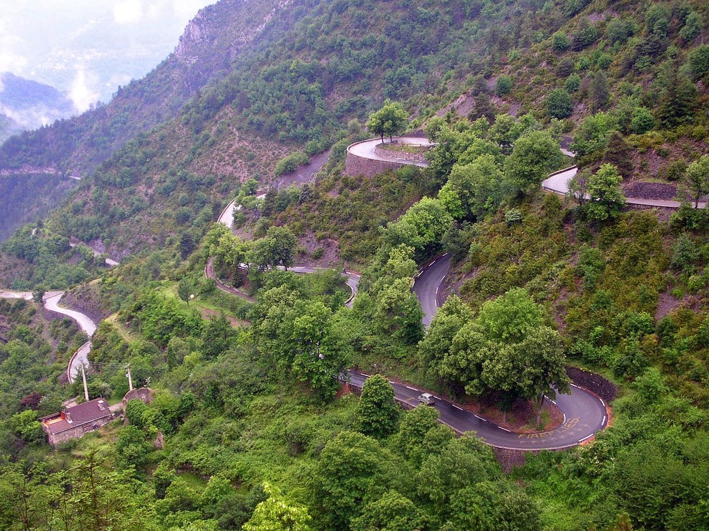 Col de Turini, foto aérea