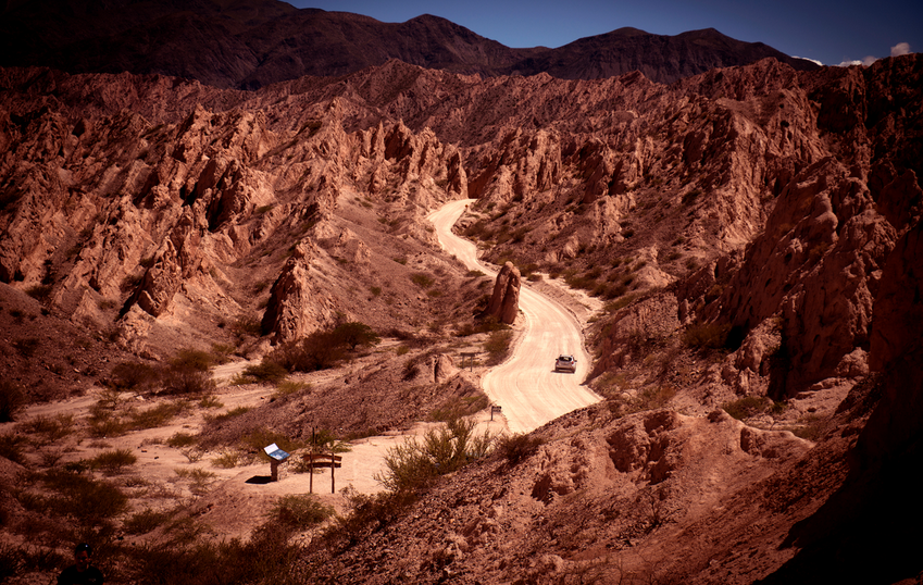 Panorámica de la Quebrada de las flechas