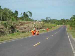 Obras en la Iquitos Nauta