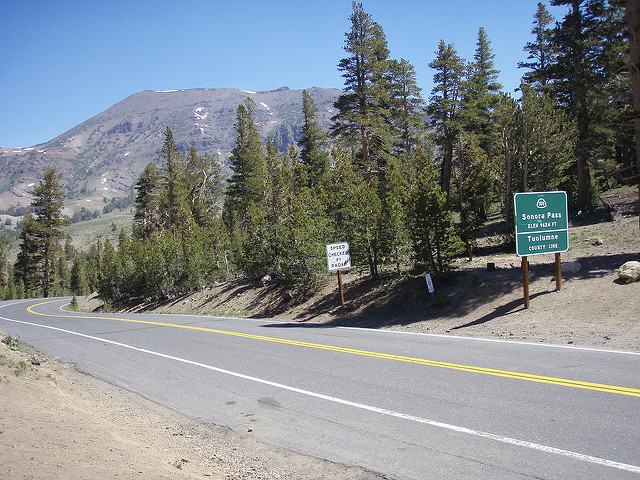 En lo alto del Sonora Pass