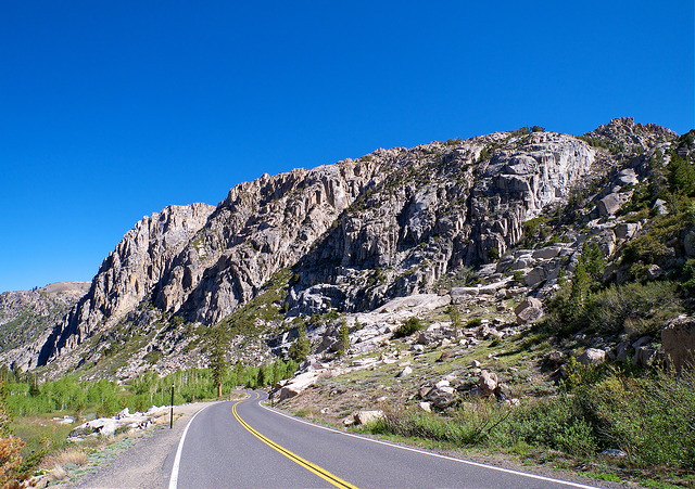 Llegando a lo alto de Sonora Pass