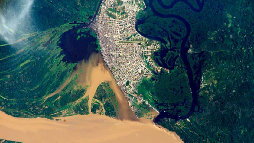 Iquitos desde el aire