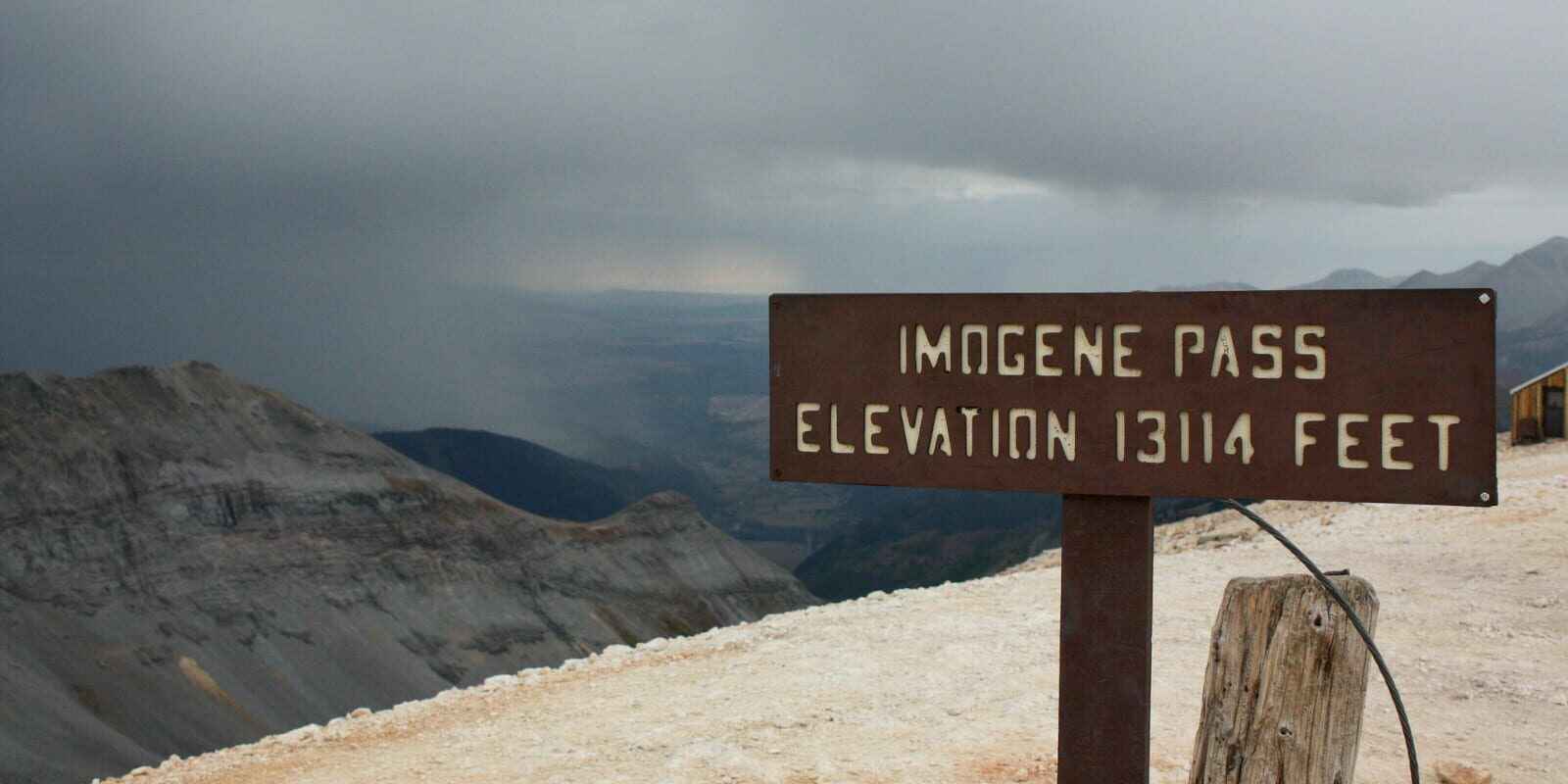 Altura del Imogene Pass, en Colorado