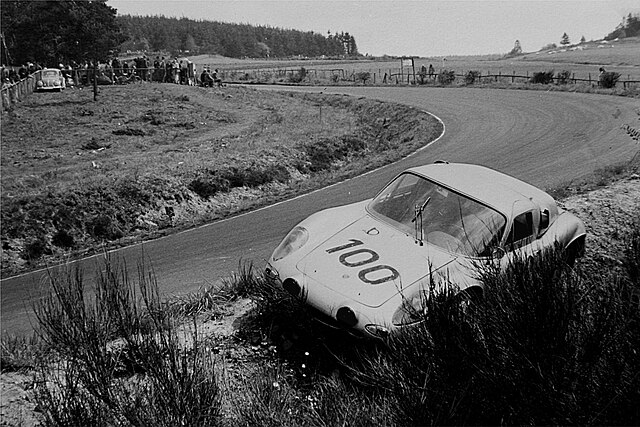 Porsche en el Nurburgring Nordschleife, en 1963