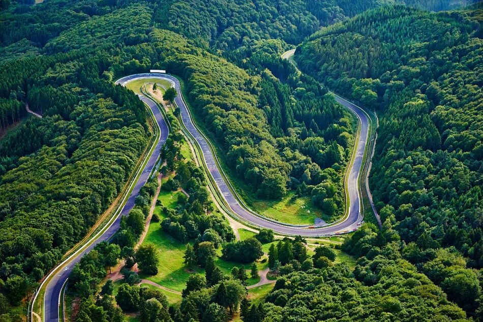 Nurburgring Nordschleife vista aérea