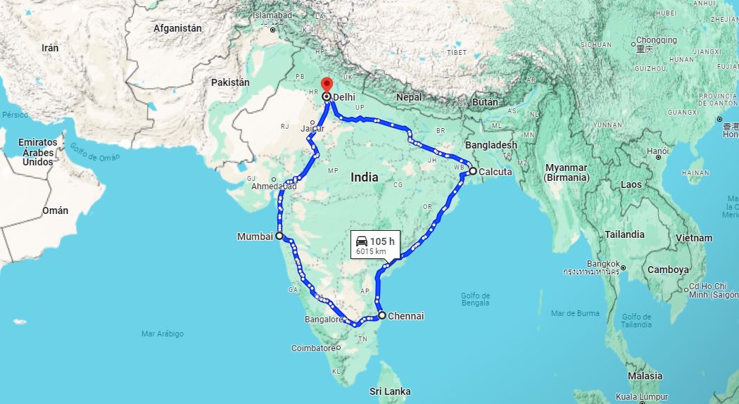 The Golden Quadrilateral (gq), La Carretera Más Larga De India 