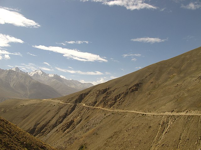 Carretera del Pamir, Valle de Wakhan entre Murghab y Vrang