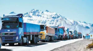 Retenciones de camiones en Chungara
